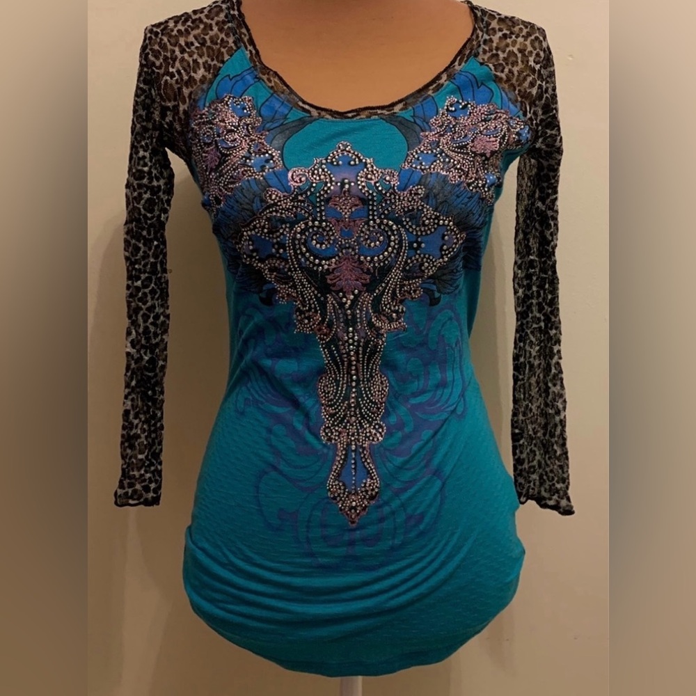 Angels & Diamonds Embellished Tee ( Very Unique).